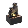 Tabletop Waterfall Decoration Relaxation Meditation Desktop Fountain with Soft Light - image 1