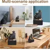 Tabletop Waterfall Decoration Relaxation Meditation Desktop Fountain with Soft Light - image 4