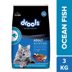 Drools Adult Dry Cat Food - Ocean Fish (3kg)