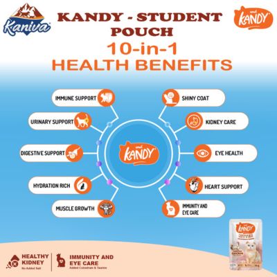 Kandy Kitten Pouch Colostrum & Taurine with Tuna and Chicken Mousse 70g