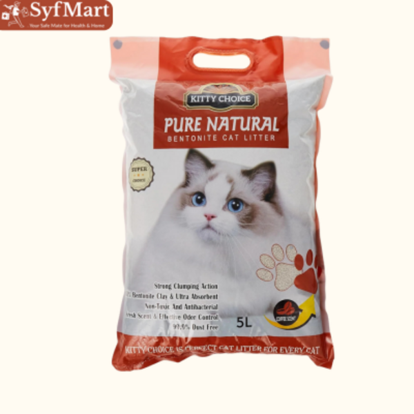 Kitty Choice Pure Natural Bentonite Cat Litter – Coffee 10L
