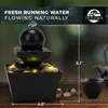 Tabletop Waterfall Decorative Desk Fountain with Soft Light - image 7