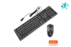 Jeqang JK-1905 Wired USB Keyboard & Mouse Combo – Optical, Compatible with PC, Laptop & Desktop - image 1