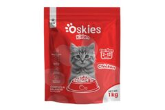 Oskies Kitten Cat Food Chicken (1kg)