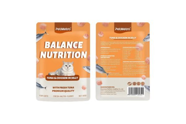 PetMetro Balance Nutrition Cat Pouch - Tuna & Chicken in Jelly (85g)