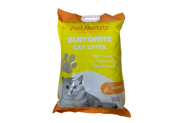 PetMetro Bentonite Cat Litter Lemon Flavour (10L)