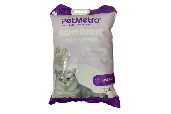 PetMetro Bentonite Cat Litter Lavender Flavour (10L)