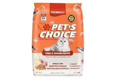PetMetro Pet’s Choice Adult Cat Food - Tuna & Chicken Recipe (3.4kg)