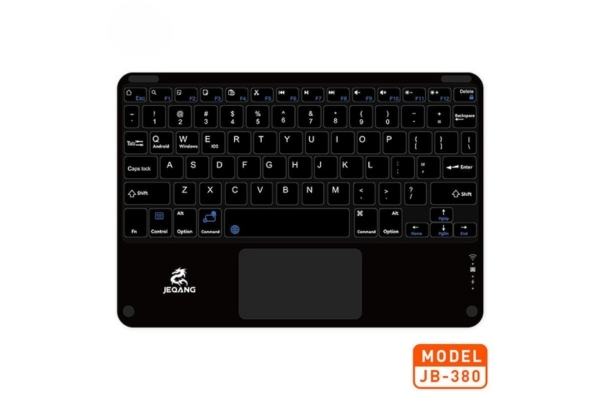 Jeqang JB-380 Wireless Bluetooth Keyboard with Touchpad & Type-C Charging