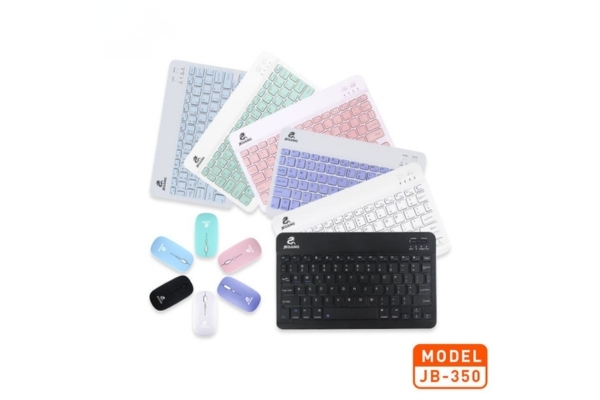 Jeqang JB-350 Wireless Bluetooth Keyboard & Mouse Combo Set
