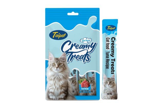Taipet Creamy Cat Treats Tuna Recipe (5x15g)