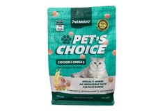 PetMetro Pet’s Choice Premium Cat Food  Chicken & Omega 3 Recipe (500g) - All Life Stages