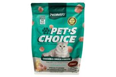 PetMetro Pet’s Choice Premium Cat Food Chicken & Omega 3 Recipe (1kg) - All Life Stages