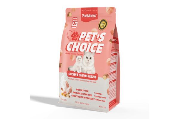 PetMetro Pet's Choice Mother & Kitten Cat Food (Chicken & Goat Milk) - 1kg