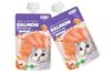 Gino Cat Treats - Salmon Mini Pouch with Shrimp (100g) - image 1