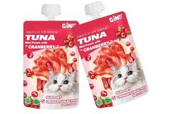 Gino Cat Treats - Tuna Mini Pouch with Cranberry (100g)
