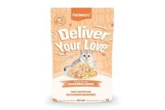 PetMetro Human Grade Kitten Pouch Chicken & Cheese (85g) 