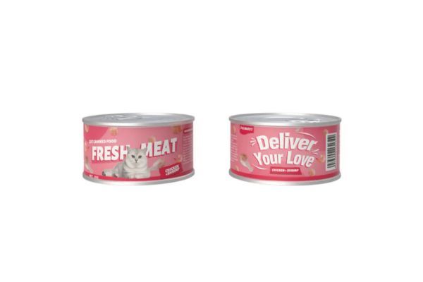 PetMetro Fresh Meat Grain Free Can - Chicken & Shrimp (85g)