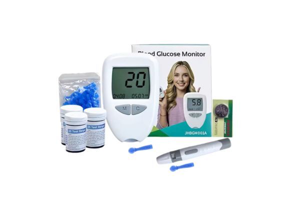 Blood Glucose Monitoring Diabetes Machine  with 50 Test Strips