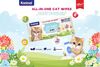 Kanimal Anti-Bacterial All-in-One Cat Wipes Baby Powder Scented (100 Sheets) - image 1