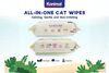 Kanimal Anti-Bacterial All-in-One Cat Wipes Baby Powder Scented (100 Sheets) - image 2