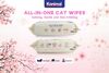 Kanimal Anti-Bacterial All-in-One Cat Wipes Cherry Blossom Scented (100 Sheets) - image 2