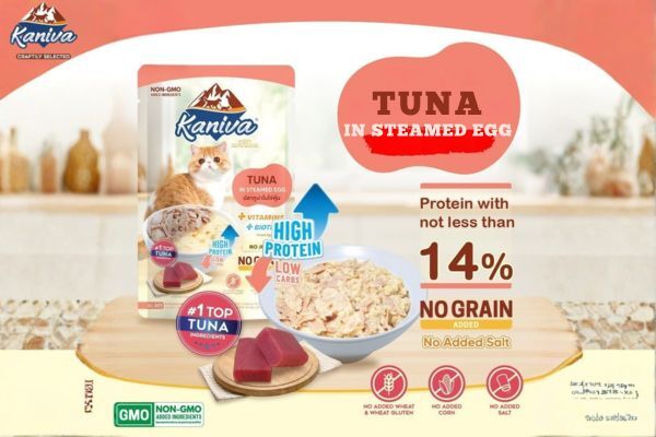 Kaniva Pouch Tuna in Steamed Egg for All Ages 70g