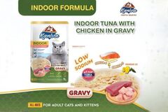 Kaniva Pouch Indoor Tuna with Chicken In Gravy for All Ages  70g
